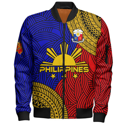 Philippines Filipinos Custom Personalised Bomber Jacket Philippines Pride