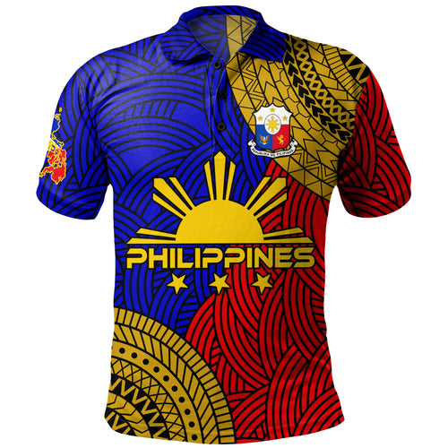 Philippines Filipinos Custom Personalised Polo Shirt Philippines Pride