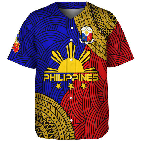 Philippines Filipinos Custom Personalised Baseball Shirt Philippines Pride