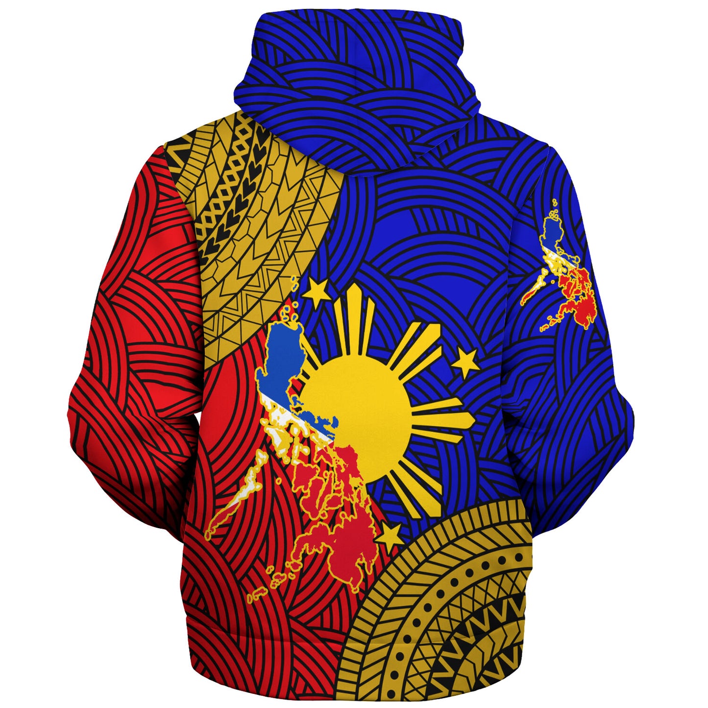 Philippines Filipinos Custom Personalised Sherpa Hoodie Philippines Pride