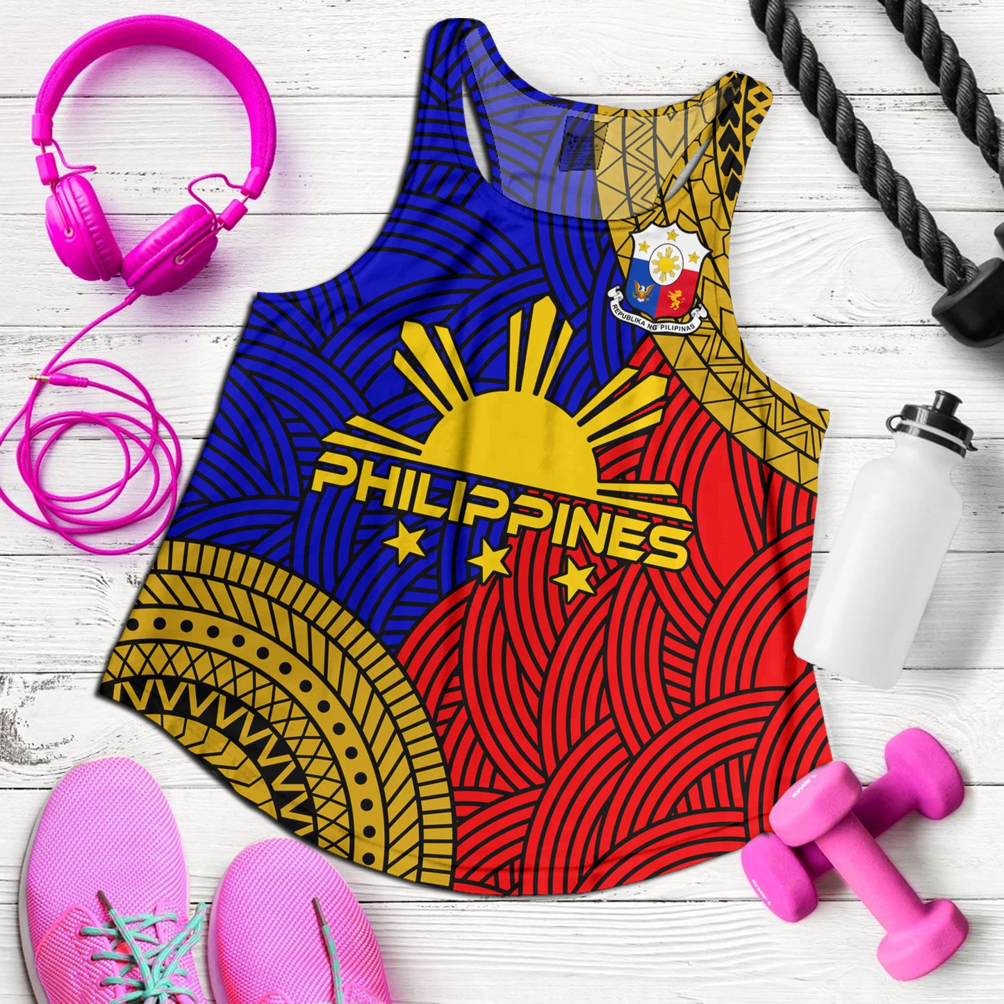 Philippines Filipinos Custom Personalised Women Tank Philippines Pride
