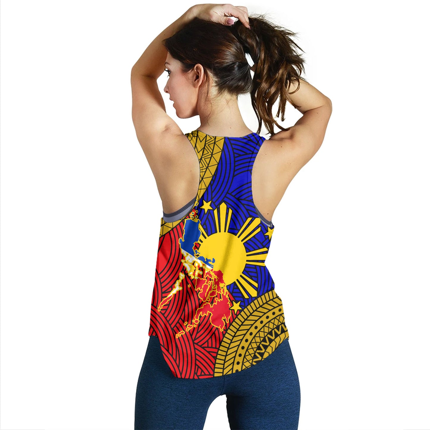 Philippines Filipinos Custom Personalised Women Tank Philippines Pride