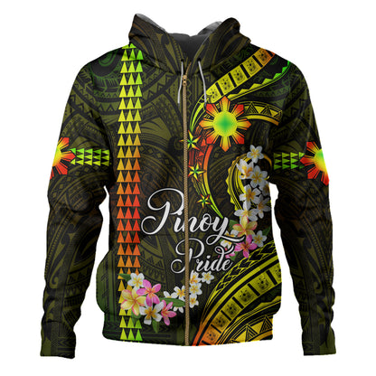 Philippines Filipinos Hoodie Pinoy Pride Tribal Patterns Curve Style
