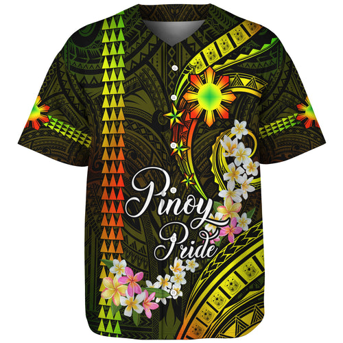 Philippines Filipinos Baseball Shirt Pinoy Pride Tribal Patterns Curve Style