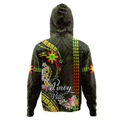 Philippines Filipinos Hoodie Pinoy Pride Tribal Patterns Curve Style