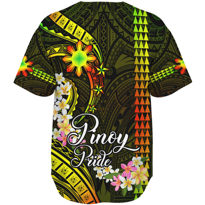 Philippines Filipinos Baseball Shirt Pinoy Pride Tribal Patterns Curve Style