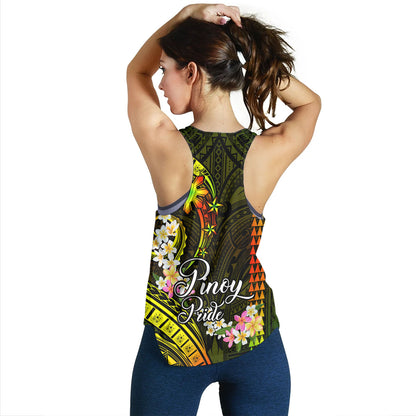 Philippines Filipinos Women Tank Pinoy Pride Tribal Patterns Curve Style
