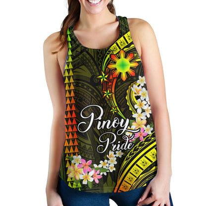Philippines Filipinos Women Tank Pinoy Pride Tribal Patterns Curve Style