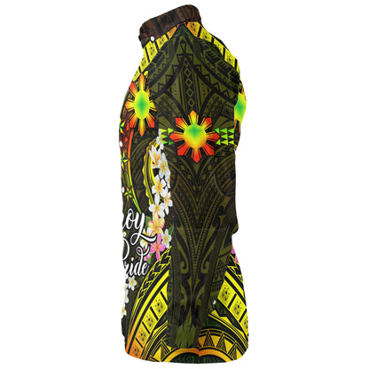 Philippines Filipinos Long Sleeve Shirt Pinoy Pride Tribal Patterns Curve Style