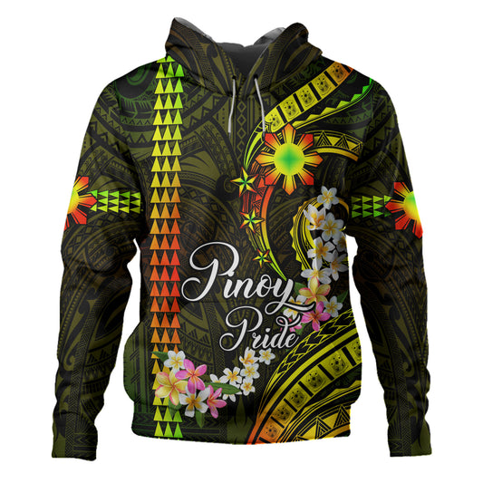 Philippines Filipinos Hoodie Pinoy Pride Tribal Patterns Curve Style
