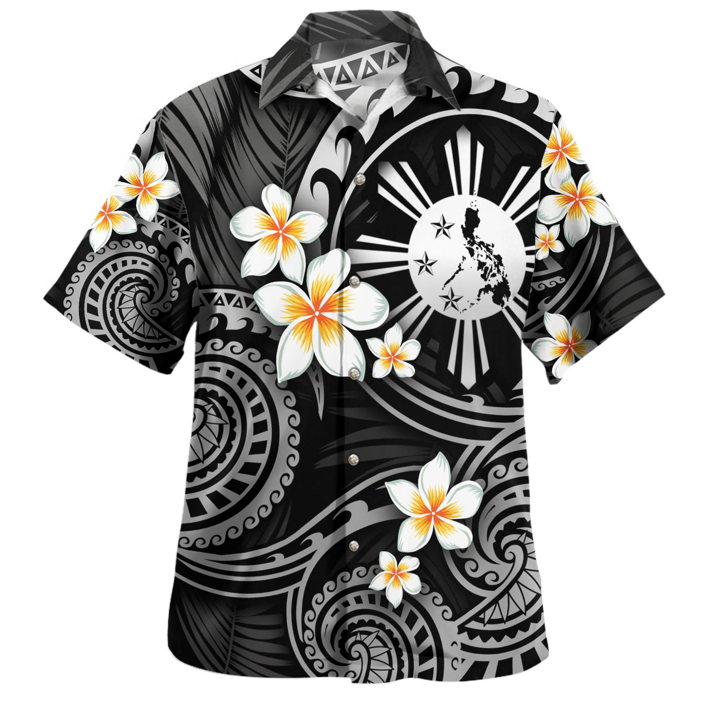 Federated States Of Micronesia Hawaiian Shirt Custom Nukuoro Atoll Cultural Tribal Pattern