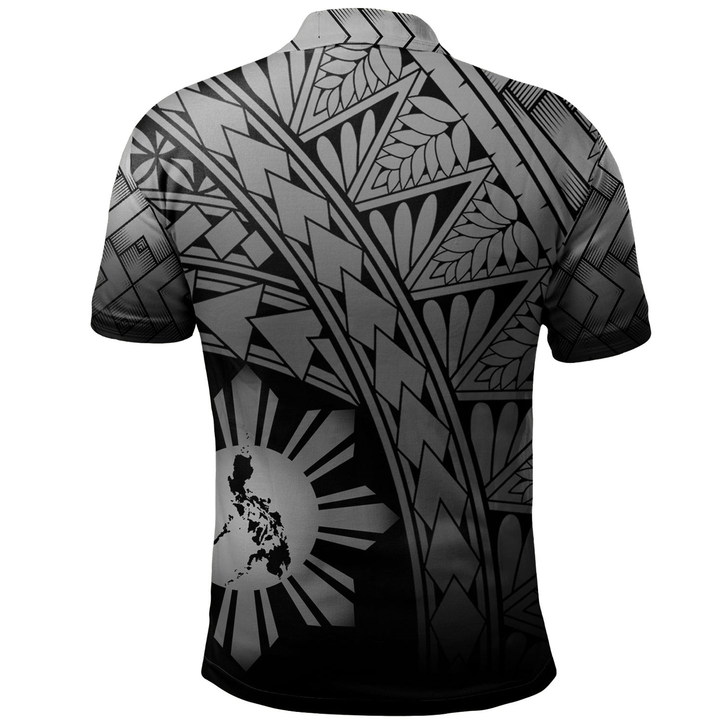 Philippines Filipinos Custom Personalised Polo Shirt Plumeria Tattoo Tribal