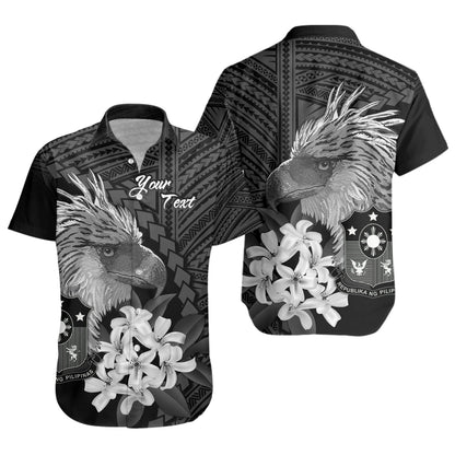 Philippines Filipinos Custom Personalised Short Sleeve Shirt Sampaguita Jasmine Philippines Eagle Tattoo Tribal