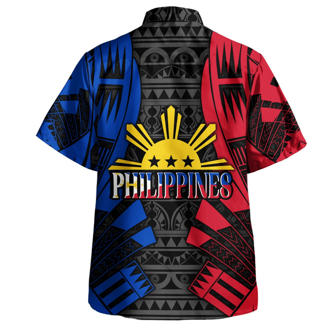 Philippines Filipinos Custom Personalised Hawaiian Shirt Tattoo Style