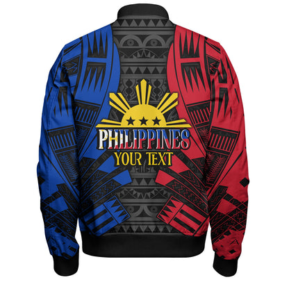 Philippines Filipinos Custom Personalised Bomber Jacket Tattoo Style