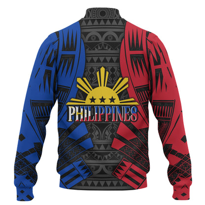 Philippines Filipinos Custom Personalised Baseball Jacket Tattoo Style
