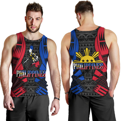 Philippines Filipinos Custom Personalised Tank Top Tattoo Style