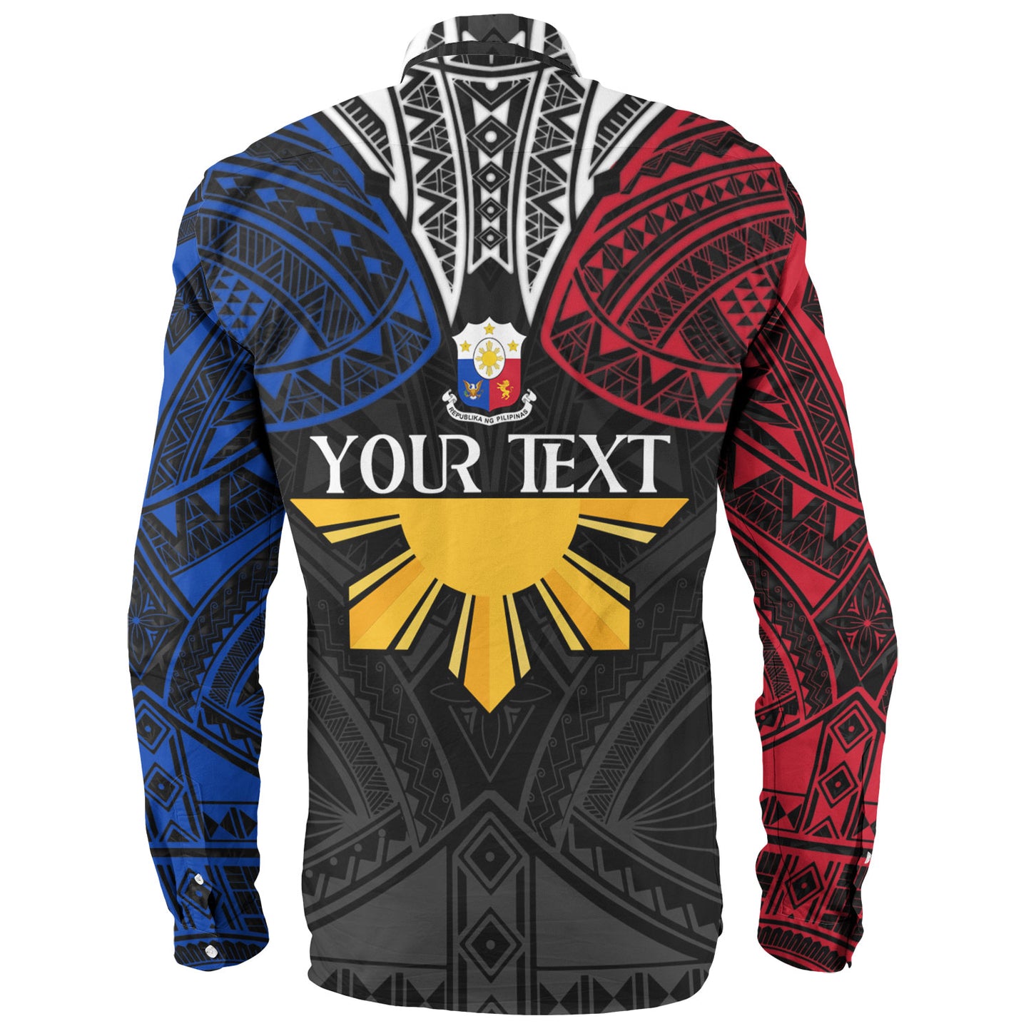 Philippines Filipinos Custom Personalised Long Sleeve Shirt Unique Filipino Tribal Tattoos For Inspiration