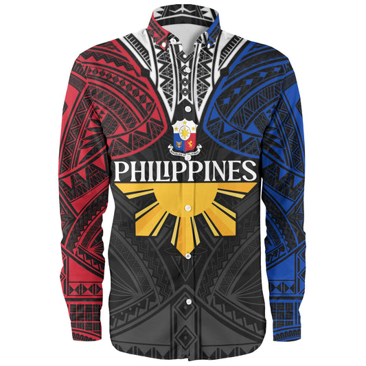 Philippines Filipinos Custom Personalised Long Sleeve Shirt Unique Filipino Tribal Tattoos For Inspiration