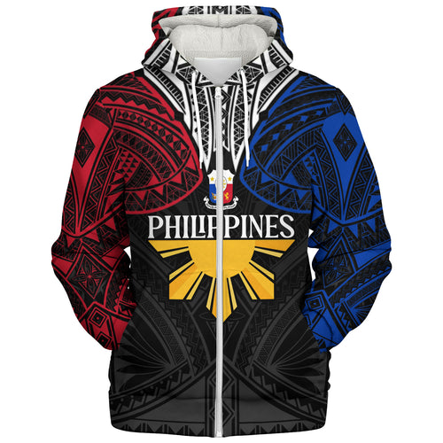 Philippines Filipinos Custom Personalised Sherpa Hoodie Unique Filipino Tribal Tattoos For Inspiration