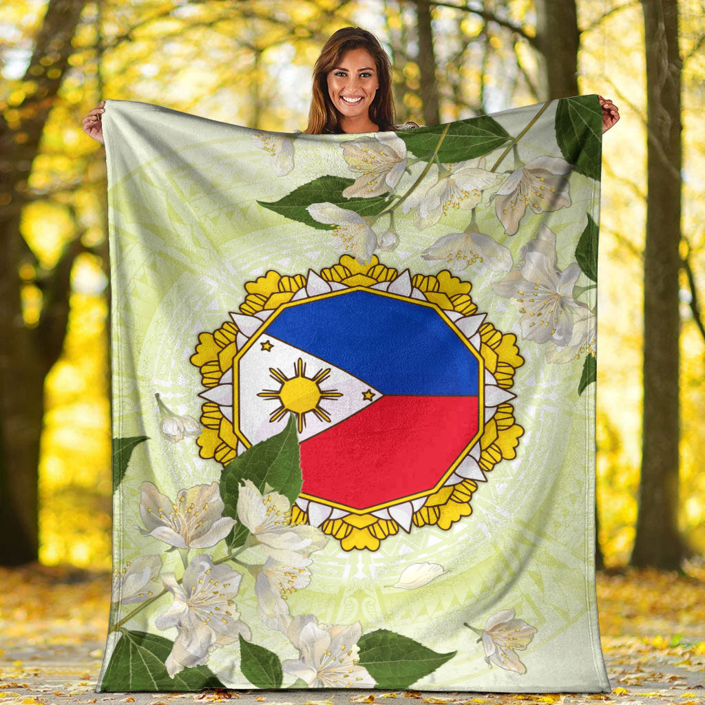 Philippines Filipino Blanket Filipino Sun And Jasmine Flowers ...