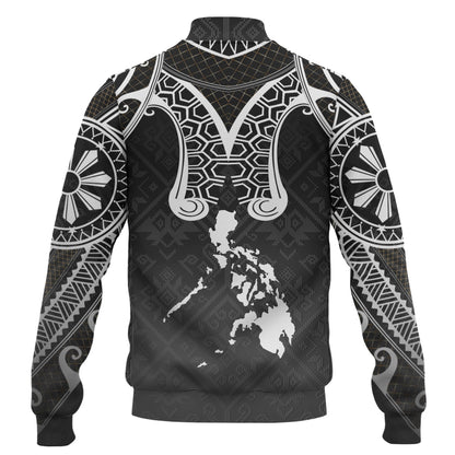 Philippines Filipinos Baseball Jacket Filipino National Tribal Patterns Style