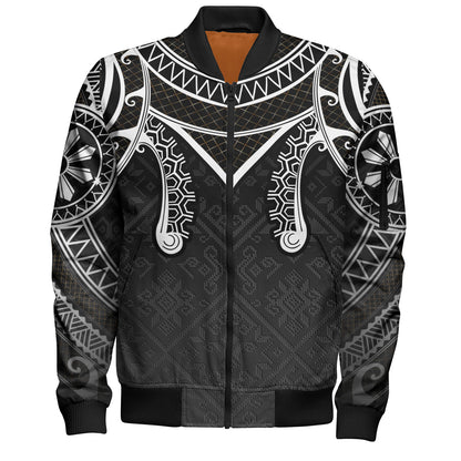 Philippines Filipinos Bomber Jacket Filipino National Tribal Patterns Style