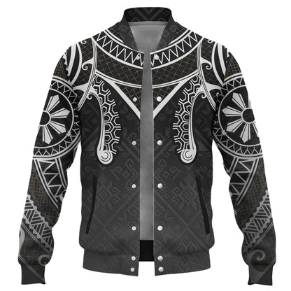 Philippines Filipinos Baseball Jacket Filipino National Tribal Patterns Style