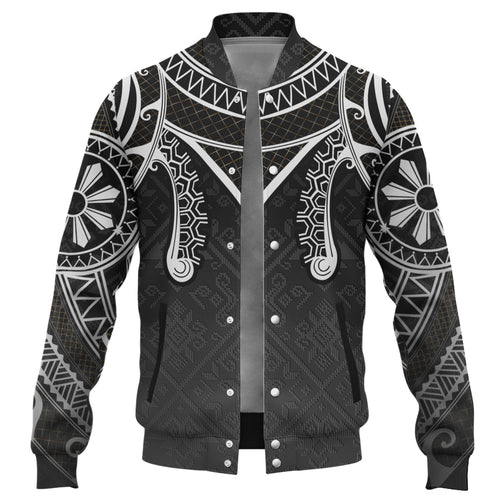 Philippines Filipinos Baseball Jacket Filipino National Tribal Patterns Style