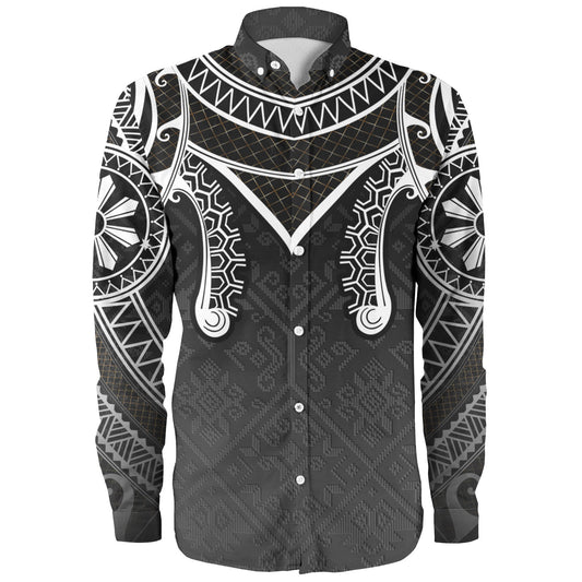 Philippines Filipinos Long Sleeve Shirt Filipino National Tribal Patterns Style