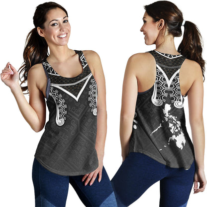 Philippines Filipinos Women Tank Filipino National Tribal Patterns Style