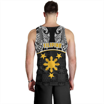 Philippines Filipinos Tank Top Tribal Polynesian Demodern Style