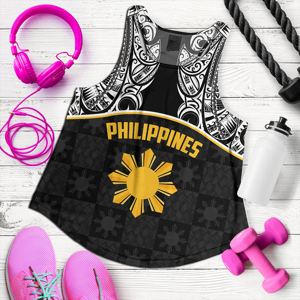 Philippines Filipinos Women Tank Tribal Polynesian Demodern Style
