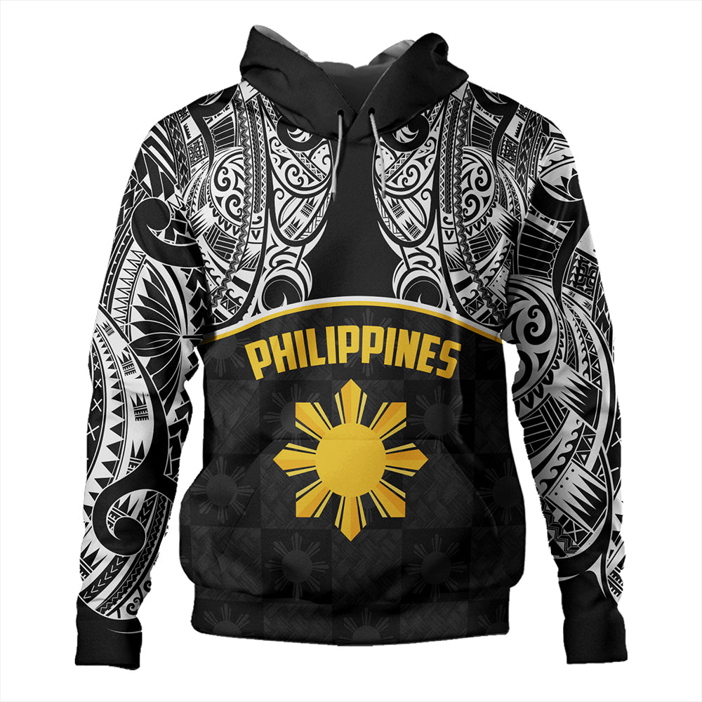 Philippines Filipinos Hoodie Tribal Polynesian Demodern Style