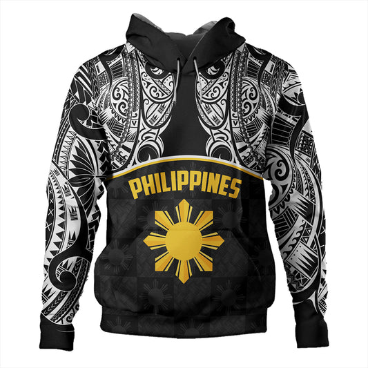Philippines Filipinos Hoodie Tribal Polynesian Demodern Style