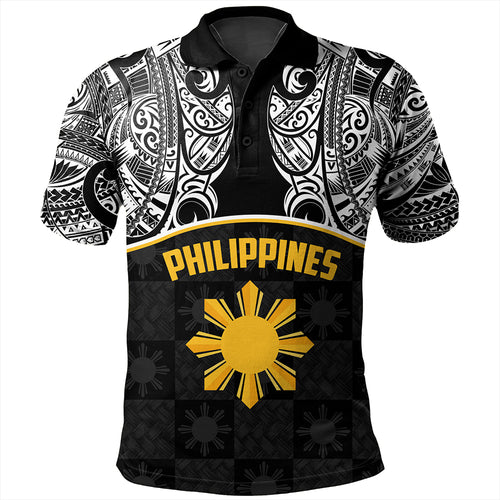 Philippines Filipinos Polo Shirt Tribal Polynesian Demodern Style