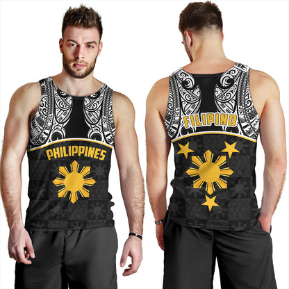 Philippines Filipinos Tank Top Tribal Polynesian Demodern Style