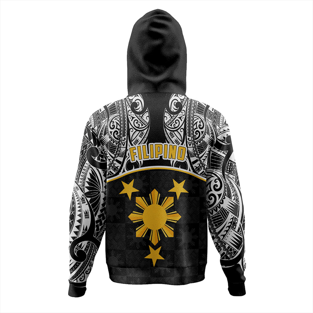 Philippines Filipinos Hoodie Tribal Polynesian Demodern Style