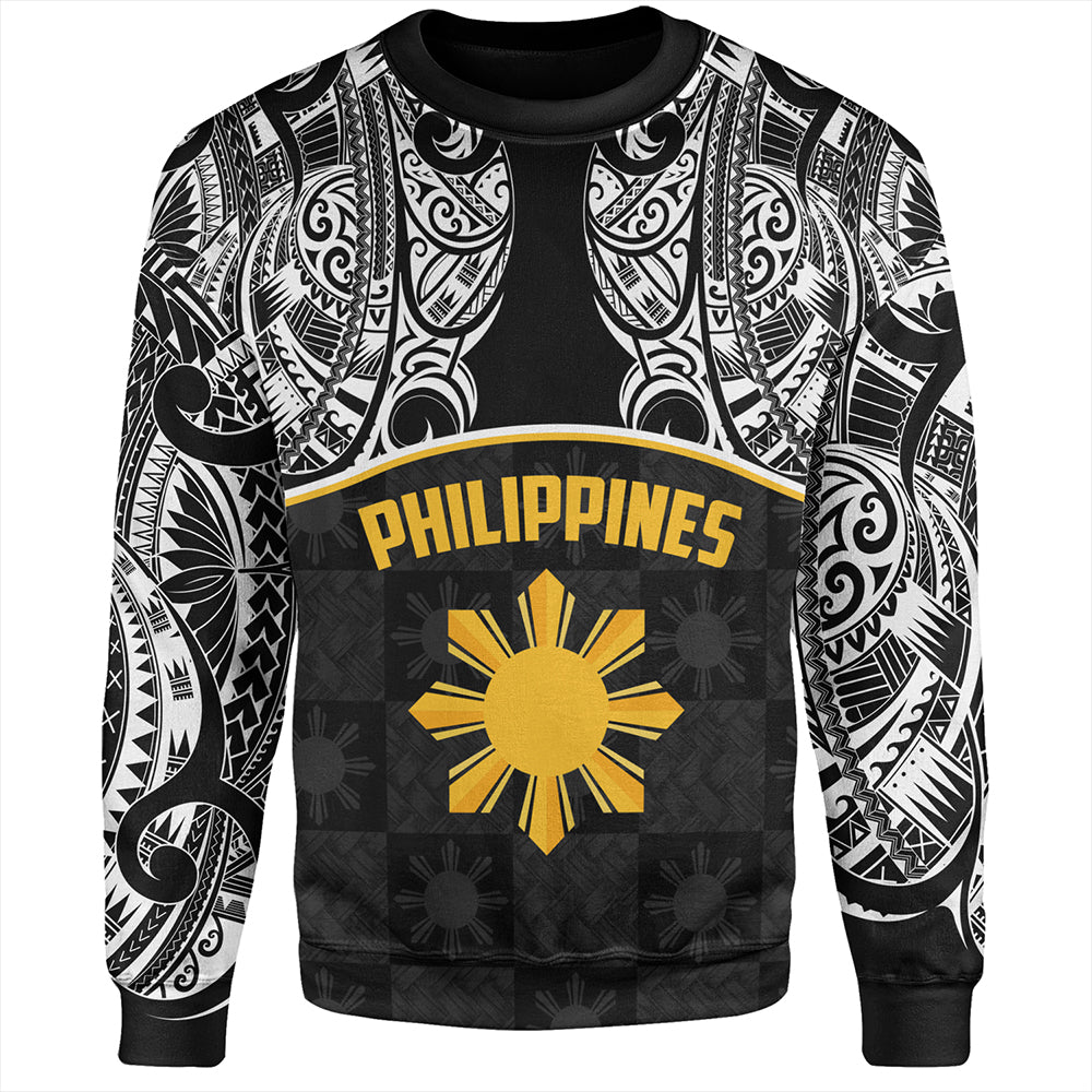 Philippines Filipinos Sweatshirt Tribal Polynesian Demodern Style