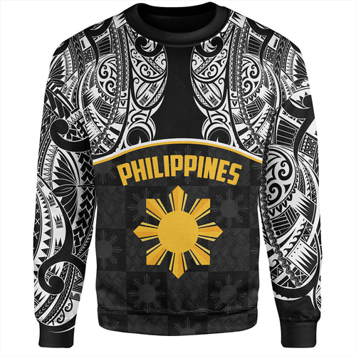 Philippines Filipinos Sweatshirt Tribal Polynesian Demodern Style
