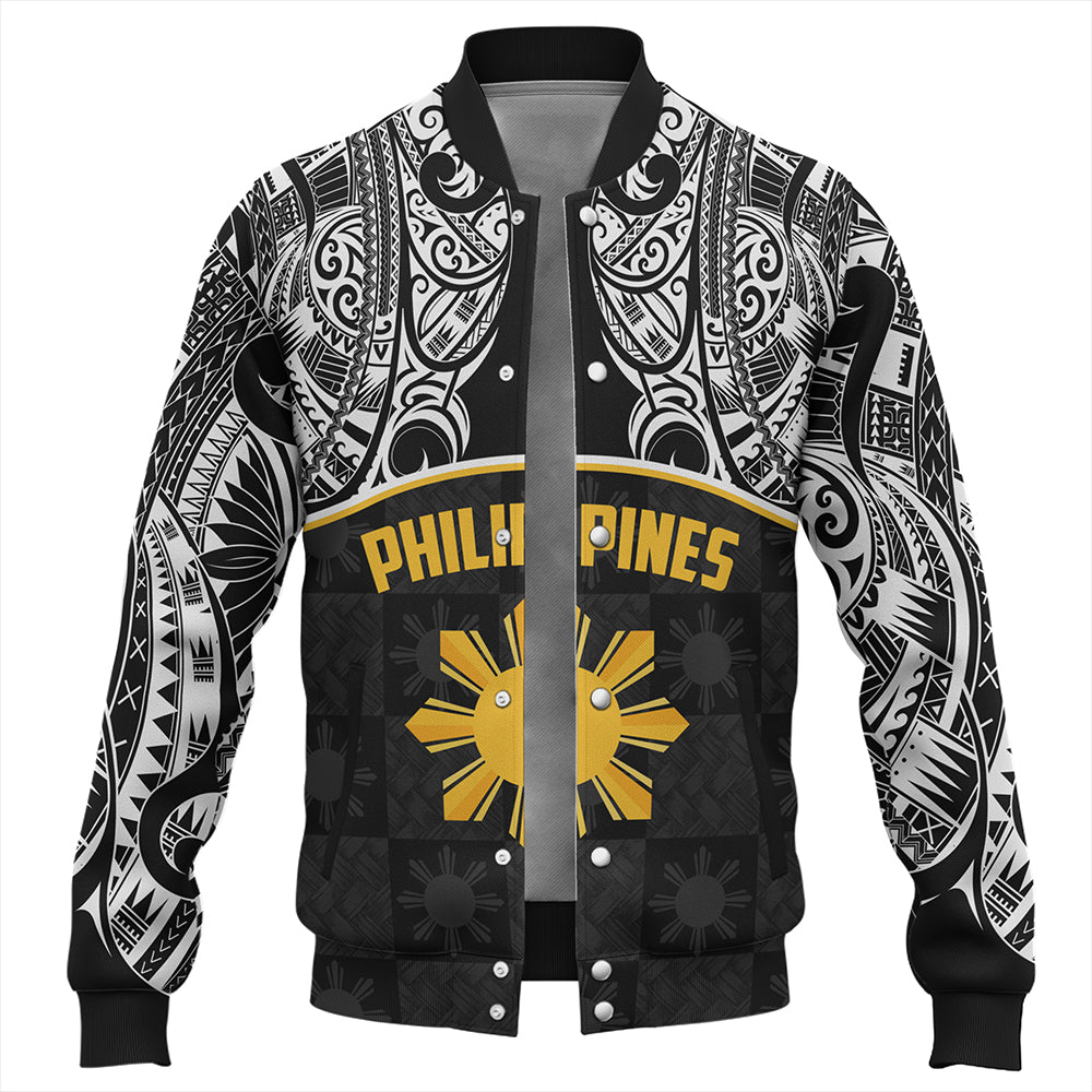 Philippines Filipinos Baseball Jacket Tribal Polynesian Demodern Style