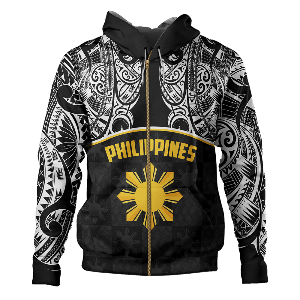 Philippines Filipinos Hoodie Tribal Polynesian Demodern Style