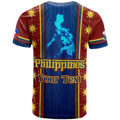 Philippines Filipinos Custom Personalised T-Shirt Tribal Sun Traditional Patterns