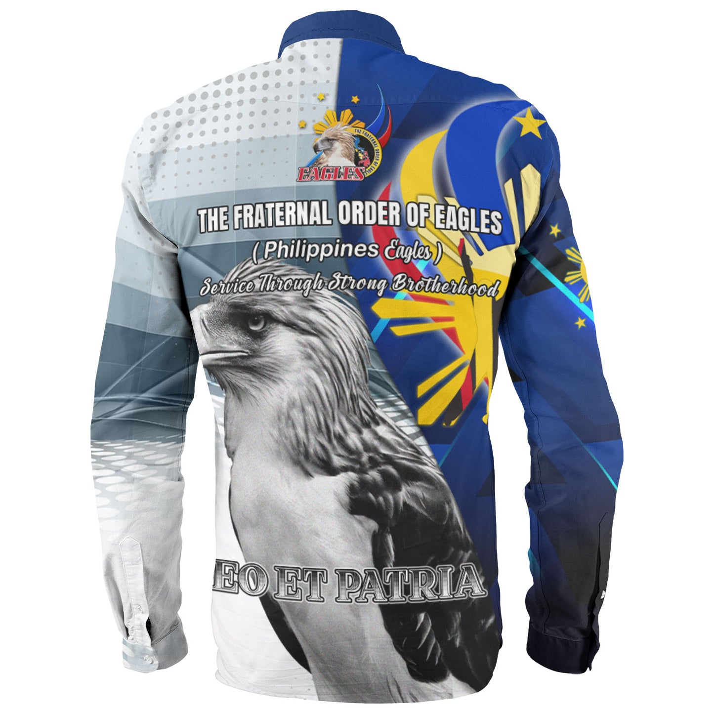 Philippines Long Sleeve Shirt - Philippines Eagles Curve Style