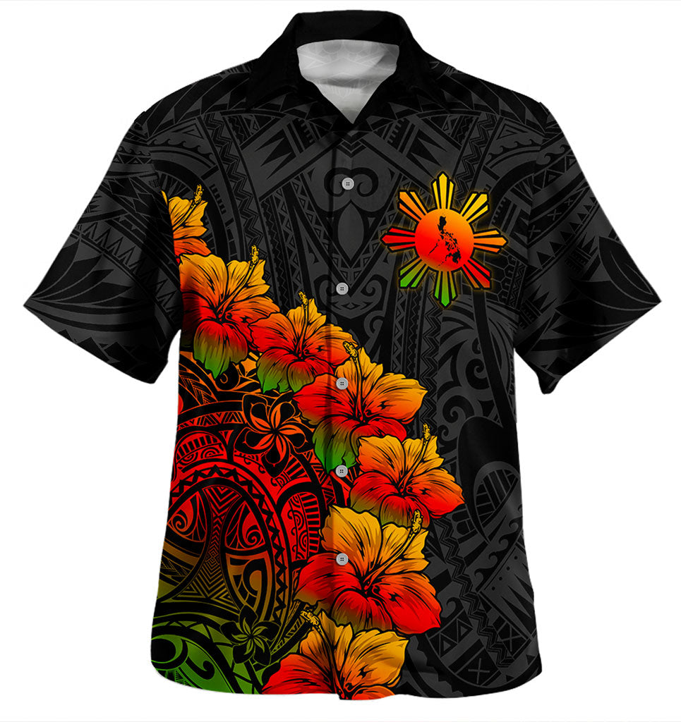 Polynesia Hawaii Hawaiian Shirt Tribal Polynesia Tropical Summer Vibes