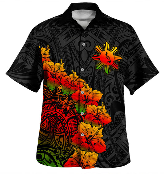 Polynesia Hawaii Hawaiian Shirt Tribal Polynesia Tropical Summer Vibes