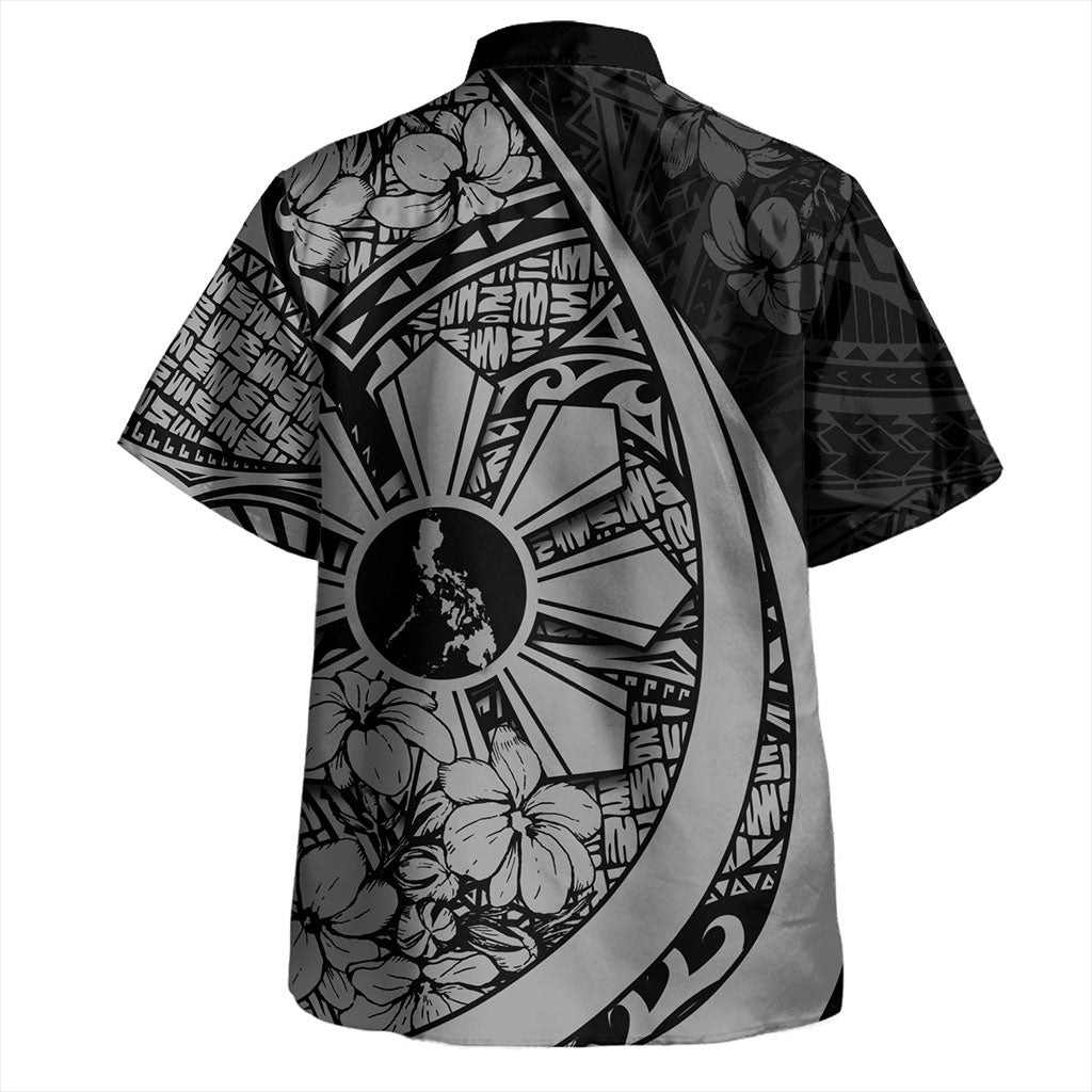 Philippines Filipinos Hawaiian Shirt National Sampaguita Flower Symbols Style