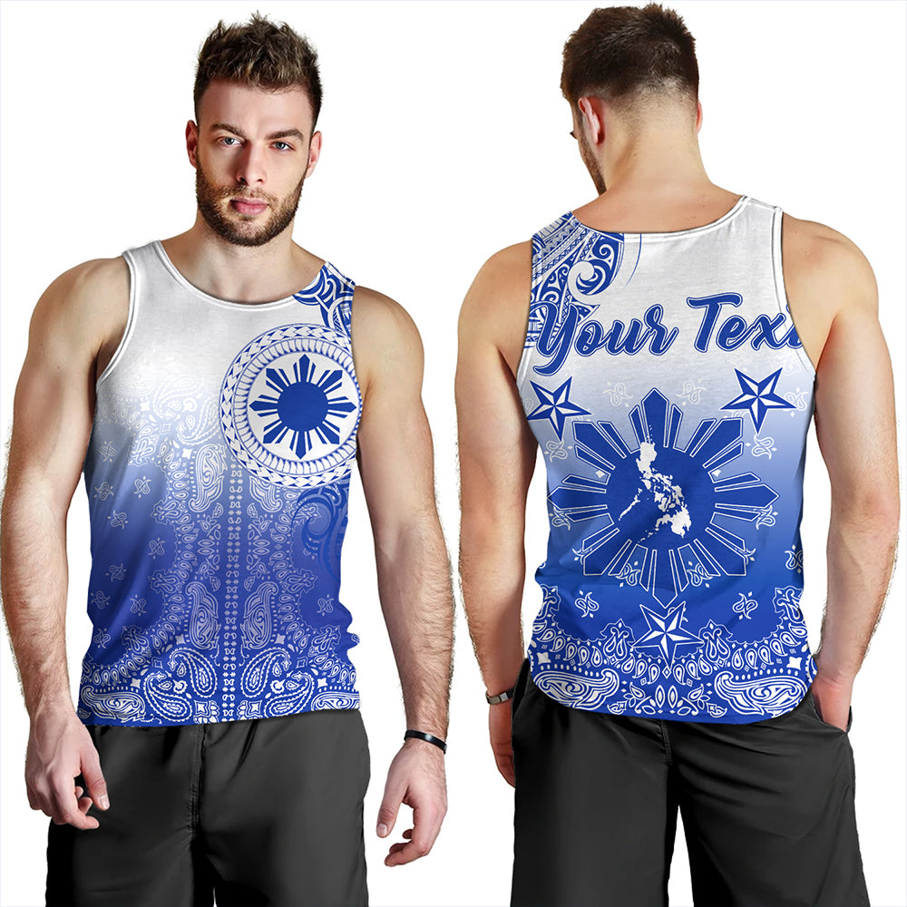 Philippines Tank Top Custom Pattern With Paisley Style