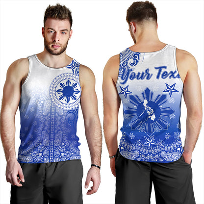 Philippines Tank Top Custom Pattern With Paisley Style