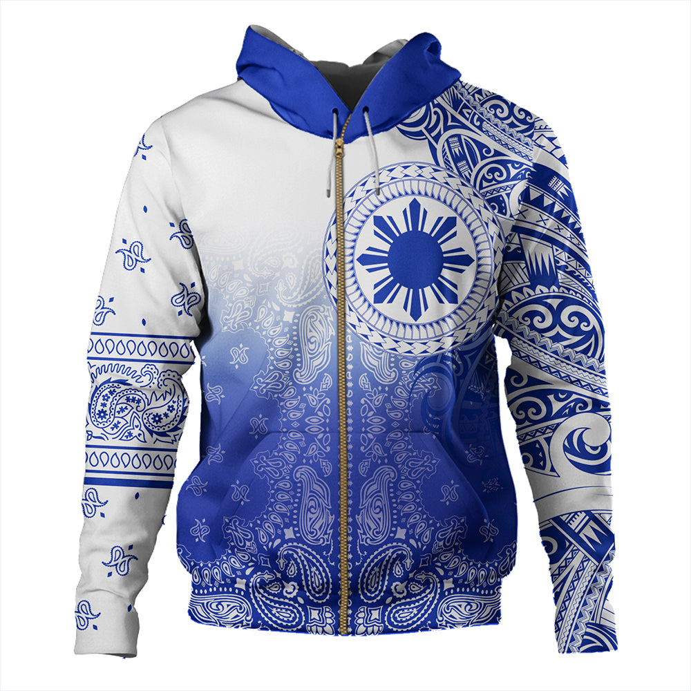 Philippines Hoodie Custom Pattern With Paisley Style